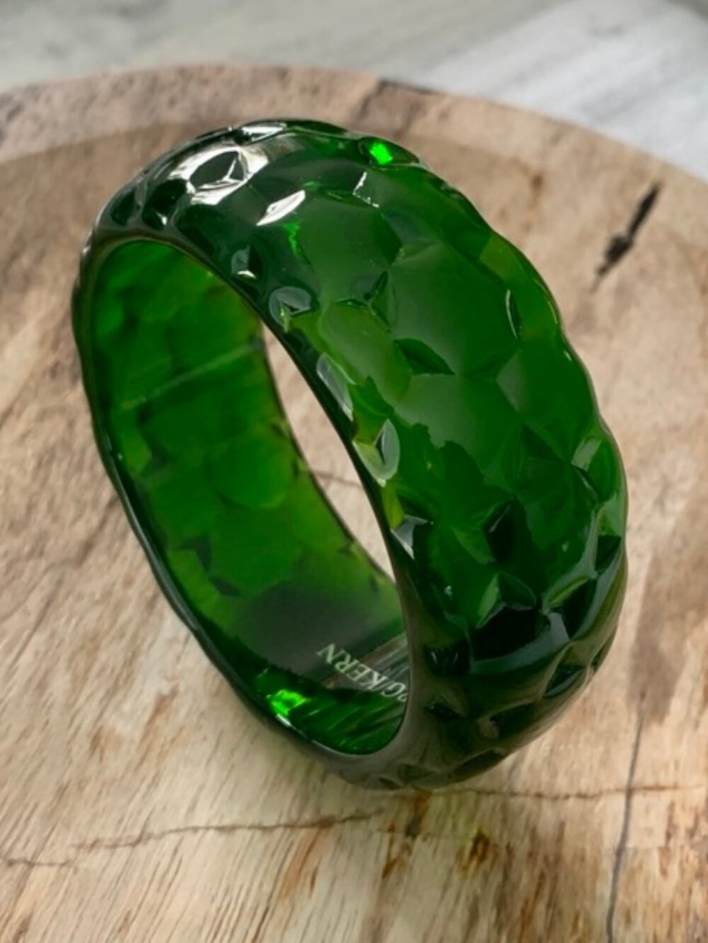 Dyrberg/Kern Soutuz Green Resin Bracelet